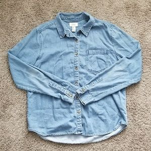 Women's Denim Button-Up